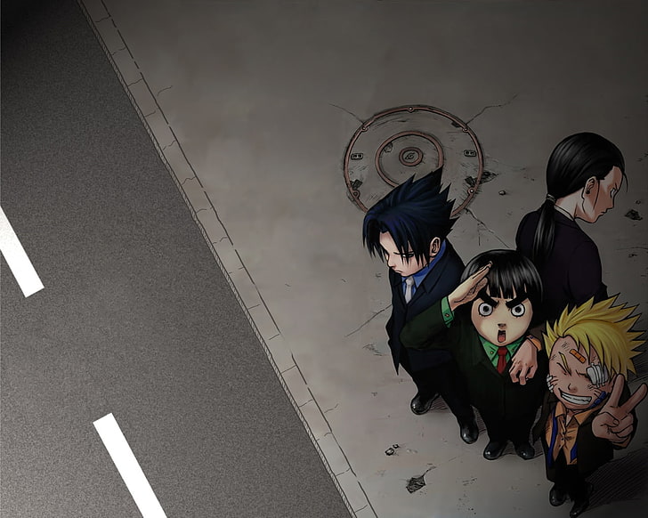 uchiha sasuke naruto shippuden rock lee hyuuga neji naruto uzumaki 1280x1024  Anime Naruto HD Art , Naruto: Shippuden, Uchiha Sasuke, HD wallpaper