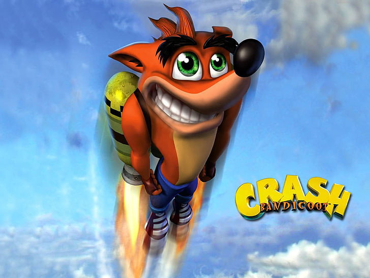 Videospel, Crash Bandicoot, Crash Bandicoot (karaktär), HD tapet