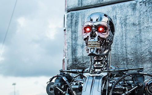 Terminator, Terminator Genisys, filmy, robot, science fiction, Tapety HD HD wallpaper