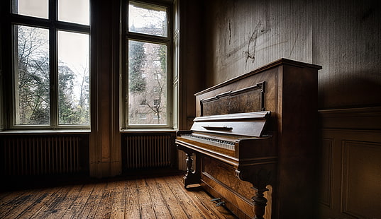Musik, Raum, Klavier, HD-Hintergrundbild HD wallpaper