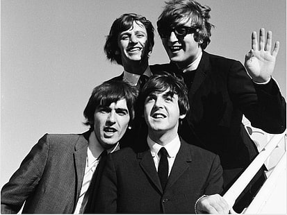 Beatles, George, Harrison, John, Lennon, McCartney, Paul, Ringo, Starr, HD tapet HD wallpaper