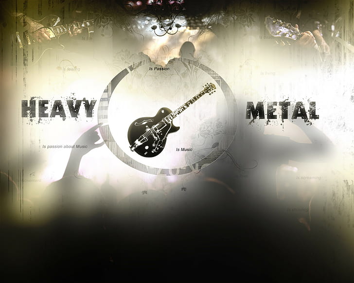 metal, música metal, música, obras de arte, guitarra, Fondo de pantalla HD