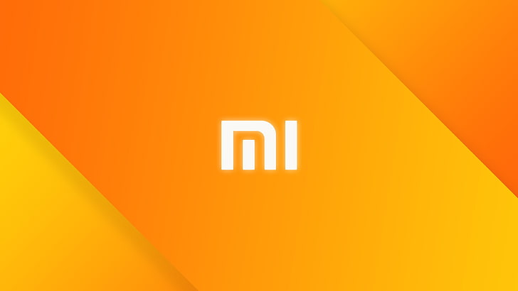 Xiaomi, varumärke, gul, minimalism, HD tapet