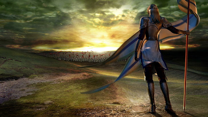 Victory, victory, defeat, warrior, 3d and abstract, HD wallpaper
