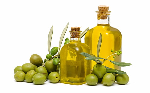 Food, Olive, Bottle, Oil, HD wallpaper HD wallpaper