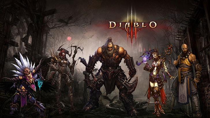 Цифров тапет Diablo 3, Diablo III, HD тапет
