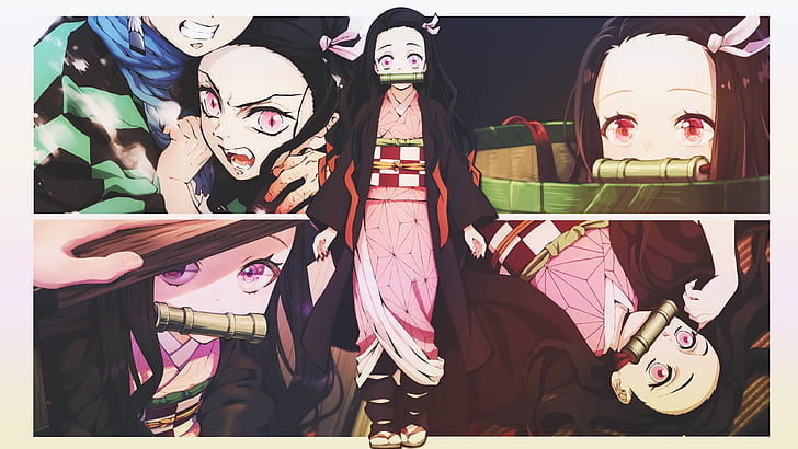 Anime, Dämonentöter: Kimetsu no Yaiba, Nezuko Kamado, HD-Hintergrundbild