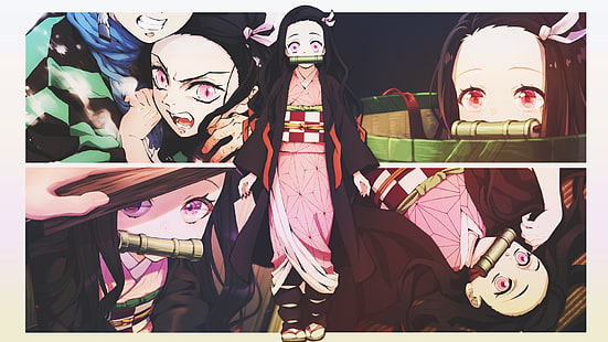 Anime, Demon Slayer: Kimetsu no Yaiba, Nezuko Kamado, Sfondo HD HD wallpaper