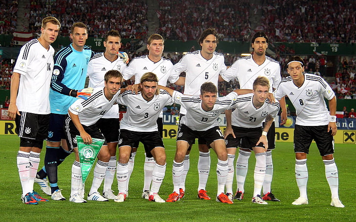 World Cup 2014 Final Germany HD Wallpaper 06, line of soccer players, HD wallpaper
