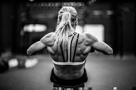 Bodybuilding, Muskeln, Sport, Sport, Frauen, einfarbig, HD-Hintergrundbild HD wallpaper