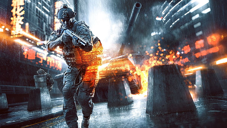 Call of Duty game wallpaper, Battlefield 4, Battlefield, video games, HD wallpaper