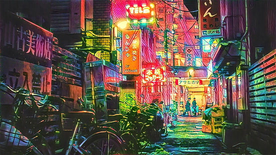 Tokyo, filter, photography, HD wallpaper HD wallpaper