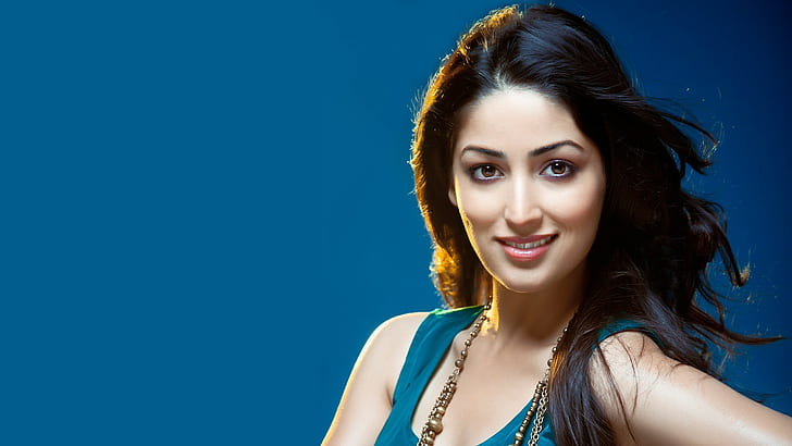 Yami Gautam, bollywood, Yami Gautam, bollywood, celebrity, actress, model, girl, beautiful, Indian, Brunette, pretty, cute, beauty, face, sexy, pose, eyes, hair, Lips, smile, HD wallpaper
