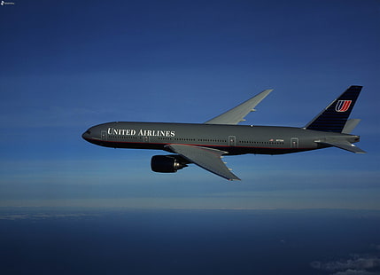 777, aeronaves, avião comercial, avião, boeing, jato, avião, HD papel de parede HD wallpaper