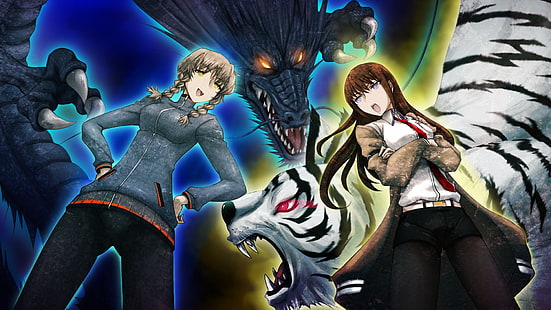 Anime, Steins; Gate, Kurisu Makise, Suzuha Amane, HD-Hintergrundbild HD wallpaper