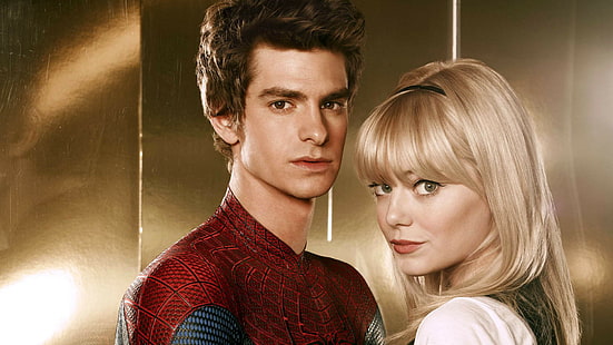 Spider-Man, The Amazing Spider-Man, Andrew Garfield, Gwen Stacy, Peter Parker, Fondo de pantalla HD HD wallpaper