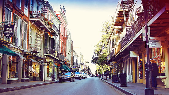 New Orleans, Stati Uniti d'America, Royal Street, Street, Sfondo HD HD wallpaper