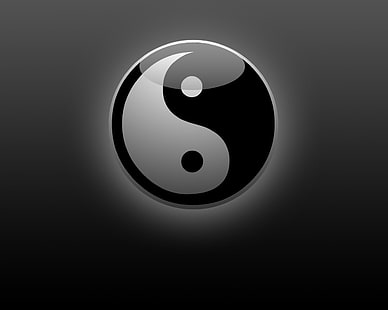 fond d'écran yin yang, religieux, Yin et Yang, Fond d'écran HD HD wallpaper