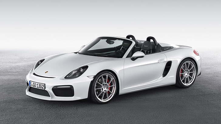 Porsche Boxster, รถ, รถยนต์สีขาว, วอลล์เปเปอร์ HD