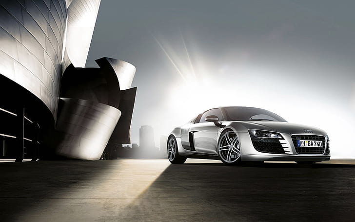 Audi R8 Front Angle, audi r8, HD wallpaper