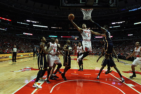 Derrick Rose, Basketball, NBA, Chicago Bulls, National Basketball Association, HD-Hintergrundbild HD wallpaper