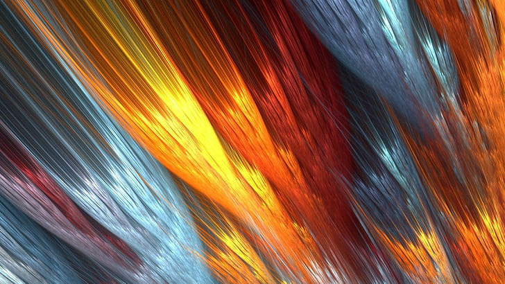Abstrak Fraktal Api, abstrak, warna, ekstrim, api, fraktal, Wallpaper HD