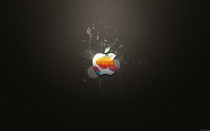 Jag är en mac, apple-logotyp, mac, apple, logo, varumärke, HD tapet
