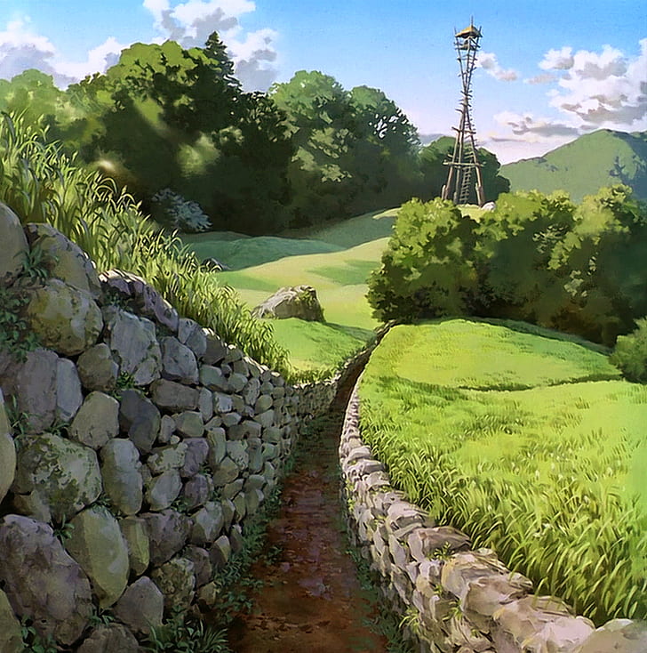 スタジオジブリ アニメ 風景 自然 Hdデスクトップの壁紙 Wallpaperbetter