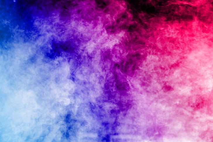 фон, дым, цвет, цвета, красочный, абстрактный, радуга, HD обои