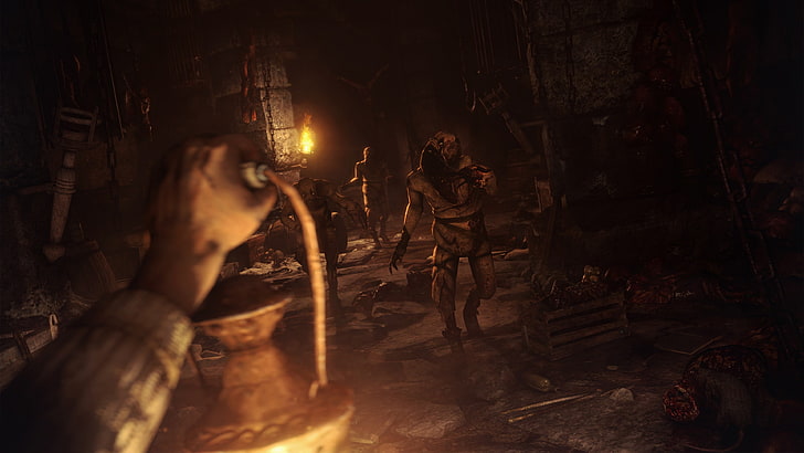 amnesia the dark descent, scary, horror, zombies, Games, HD wallpaper