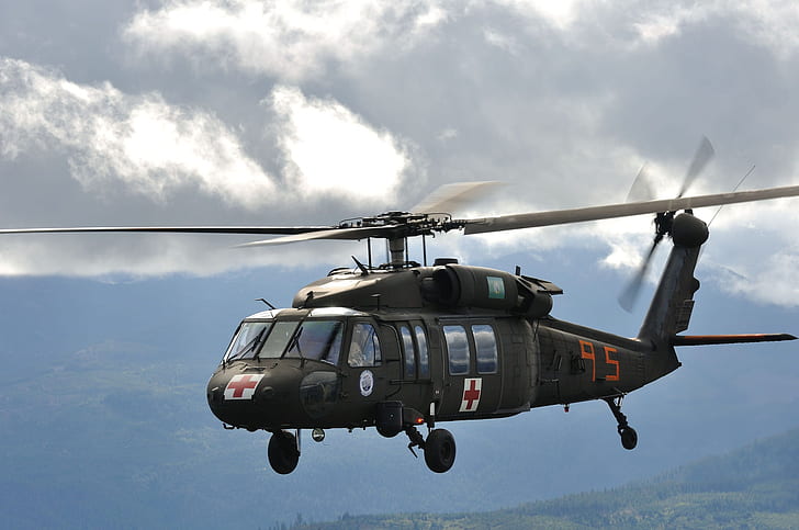 Sikorsky, UH-60 Black Hawk, multi-purpose helicopter, HD wallpaper