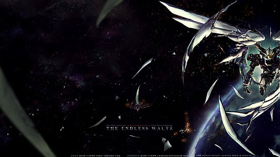 Gundam, anime, Mobile Suit Gundam Wing: Waltz tak berujung, mech, Gundam Wing, Mobile Suit Gundam Wing, Wallpaper HD HD wallpaper