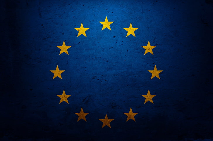 european union flags, HD wallpaper