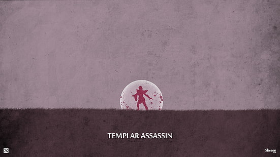 Templar Assassin oyunu ekran görüntüsü, Dota 2, Sheron1030, Templar Assassin, Lanaya, HD masaüstü duvar kağıdı HD wallpaper