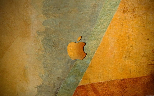 Logotipo de Apple en textura, tarjeta de regalo de iTunes, manzana, logotipo, marca, textura, Fondo de pantalla HD HD wallpaper