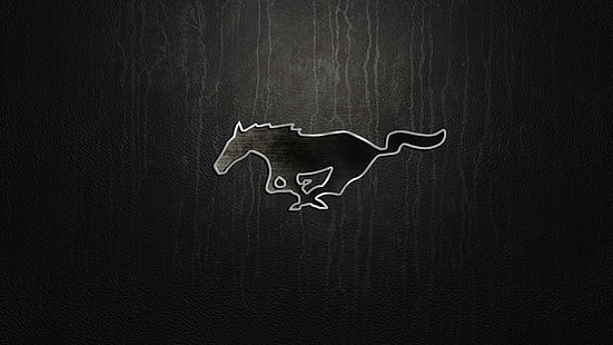 Ford Mustang, logo, Tapety HD HD wallpaper