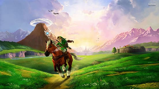 Легенда о Zelda, Легенда о Zelda: окарина времени, HD обои HD wallpaper