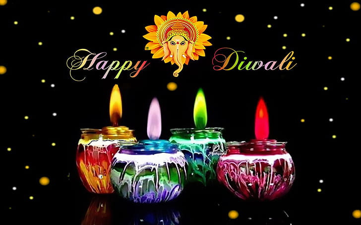 Happy Diwali Full Hd Diwali Fonds d'écran et Cartes de Voeux 1920 × 1200, Fond d'écran HD