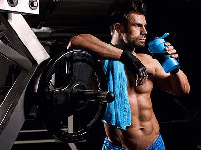 muskler, pose, gym, träning, abs, HD tapet HD wallpaper