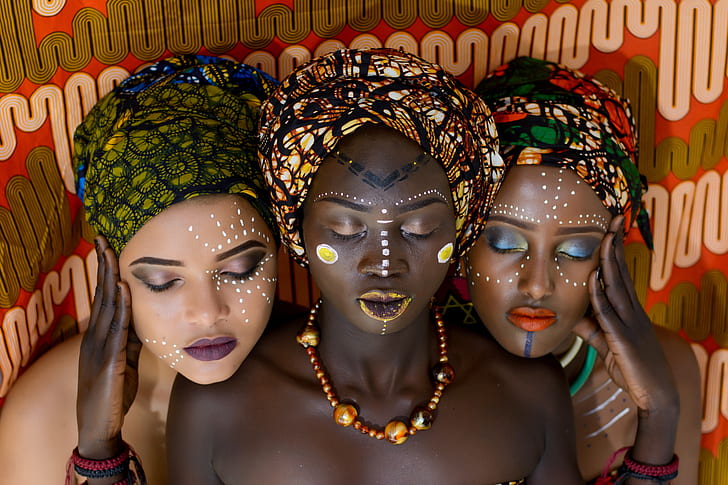 Mädchen, Mädchen, Stil, Afrika, Afrikaner, HD-Hintergrundbild
