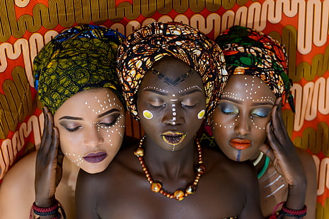 garota, meninas, estilo, áfrica, africanos, HD papel de parede HD wallpaper