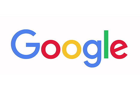 Google, General Atomics MQ-9 Reaper, enkel bakgrund, logotyp, text, vit bakgrund, HD tapet HD wallpaper