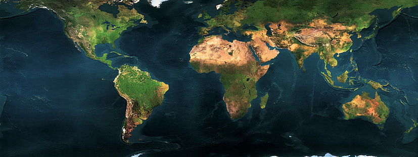 world map wallpaper, earth, planet, map, 156, continents, HD wallpaper HD wallpaper