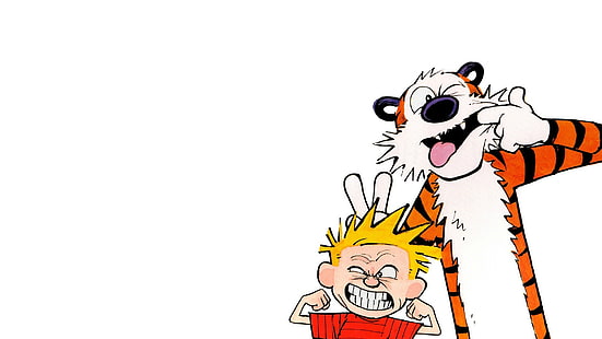 Calvin and Hobbes, HD wallpaper HD wallpaper