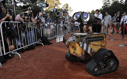 WALL-E робот, робот, WALL · E, камера, хора, филми, HD тапет HD wallpaper