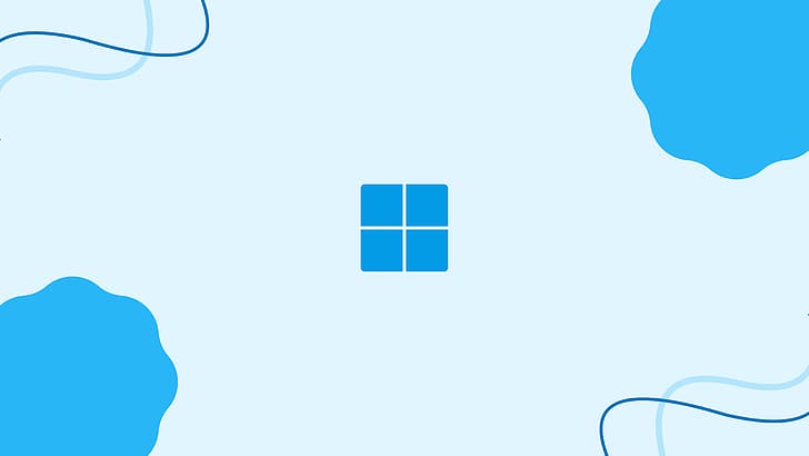 windows 11 ความเรียบง่าย สไตล์วัสดุ ระบบปฏิบัติการ Microsoft Windows, วอลล์เปเปอร์ HD