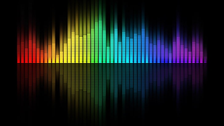 1920x1080 px fundo Bar preto Equalizador gráfico multicolorido arco-íris de música People Actors HD Art, Preto, fundo, Música, bar, Arco-íris, equalizador, gráfico, multicolorido, 1920x1080 px, HD papel de parede
