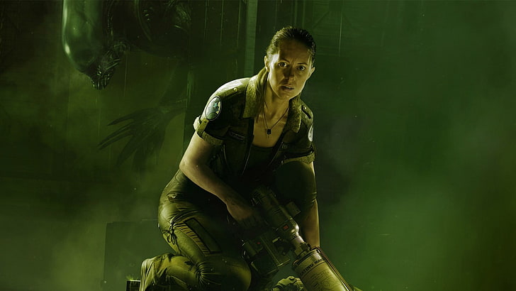 Amanda Ripley, Xenomorph, Alien: Isolation, videogames, HD papel de parede