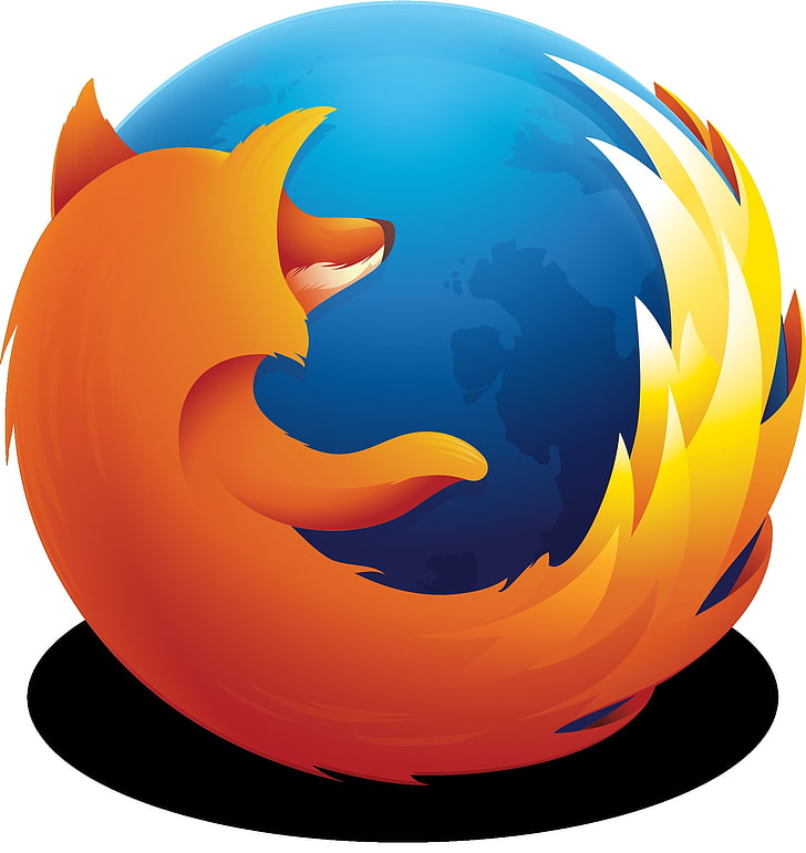 juguete de plástico rojo y azul, Mozilla Firefox, logo, internet, red, navegador, Fondo de pantalla HD, fondo de pantalla de teléfono