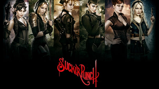 Sucker Punch HD, постер пунша, фильмы, пунш, присоски, HD обои HD wallpaper
